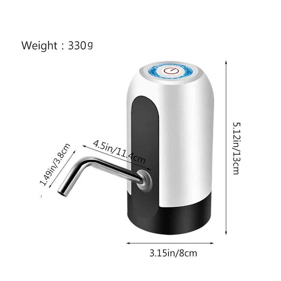 Water Dispenser Pump Portable Electric Water Dispenser Pump for 5 Gallon Bottles USB Rechargeable Water Bucket Tool Carboy Bar Aimak Store