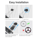 Solar LED Bicycle Spoke Light USB Rechargeable Bicycle Rim Decor Light Waterproof Cycling Tire Lights for Cycling Decoration Aimak Store