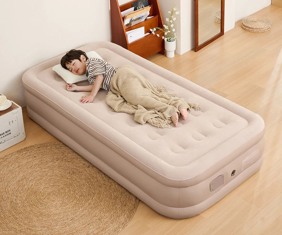 Air Mattress,Inflatable Airbed Luxury Self Inflation Deflation Twin Air Mattress with Electric Built-in Pump, Blow Up Guest Bed Aimak Store
