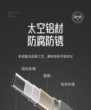 Foldable No Drill Wall Mounted Clothes Drying Rack, Indoor Outdoor Retractable Hanger, Space-Saving Design for Balcony Aimak Store