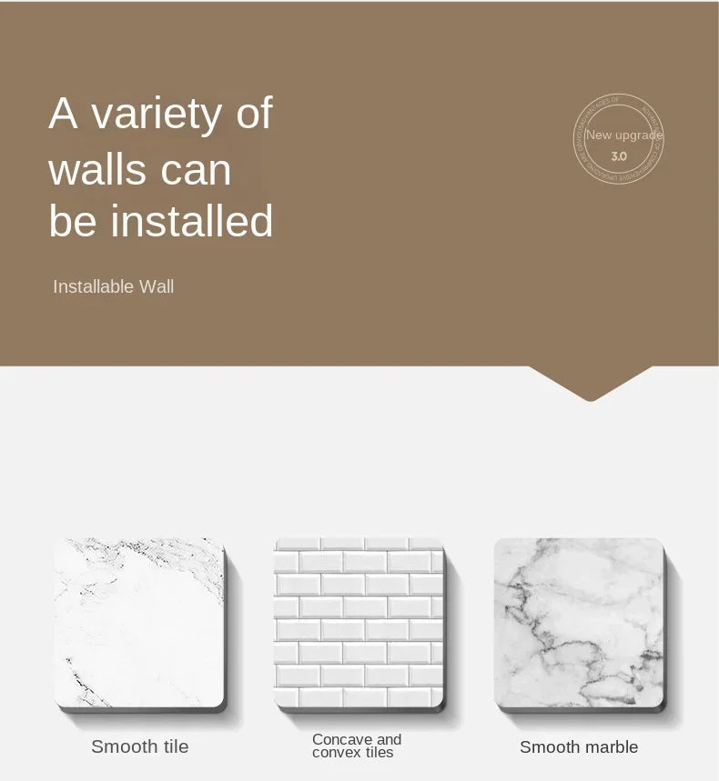 kitchen accessories organizer，Kitchen knife storage box, knife holder, non-perforation, wall-mounted rack, kitchen items Aimak Store