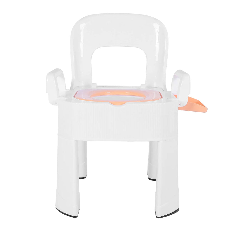 Commode Chair Commode Shower Chair Detachable Folding Non Slip Strong Load Bearing Toilet Safety Chair for Bathroom Squat Toilet Aimak Store