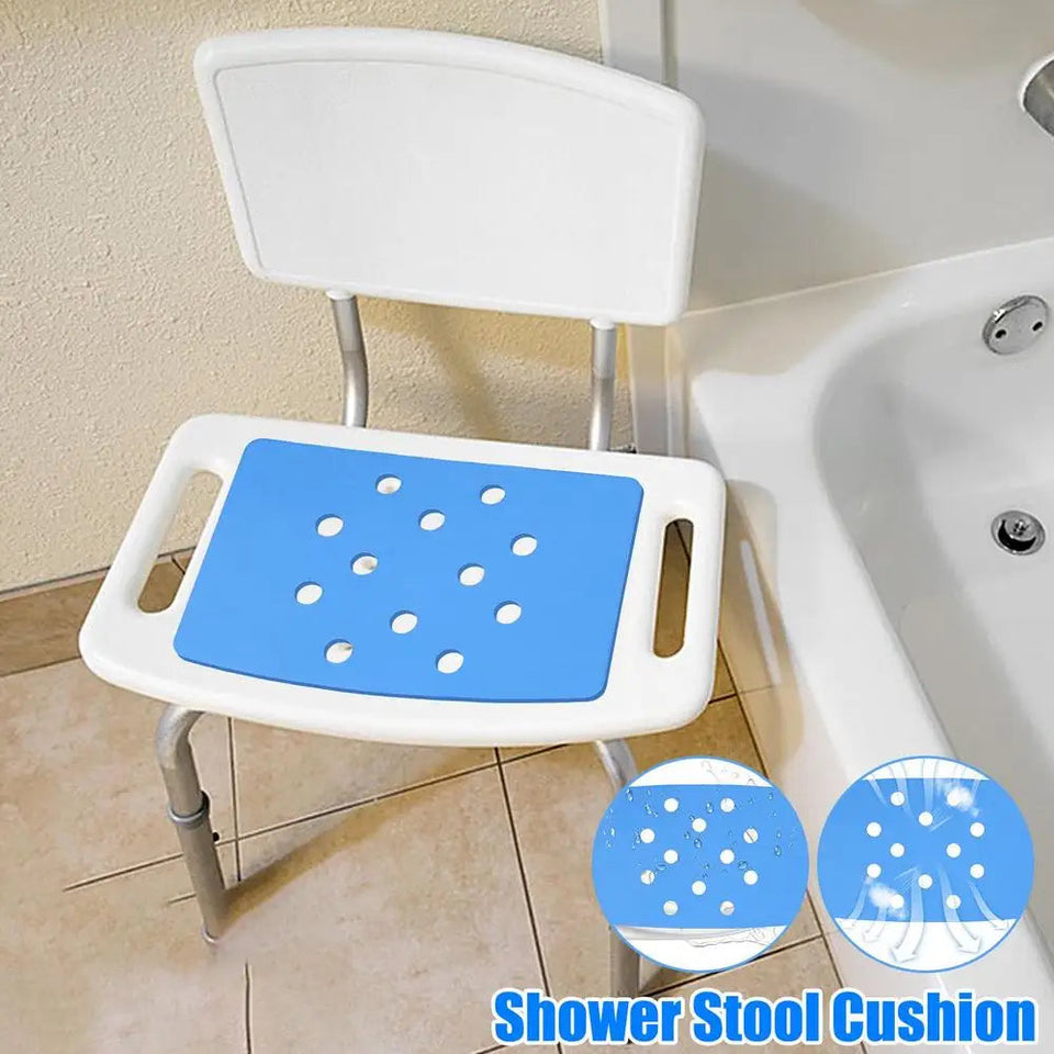 Non-slip Bathroom Bath Chair Stool Cushion Elderly Bath Tub Shower Chair Bench Stool Seat Safe Bathroom Accessories Only Cushion Aimak Store