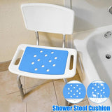 Non-slip Bathroom Bath Chair Stool Cushion Elderly Bath Tub Shower Chair Bench Stool Seat Safe Bathroom Accessories Only Cushion Aimak Store