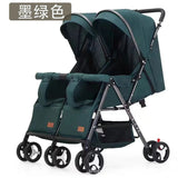 Twin Baby Stroller Can Sit and Lie Down Lightweight Stroller Two Children Outdoor Skate Baby Gods Double Seat Folding Stroller Aimak Store