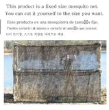 DIY Mosquito Net Black Camp Outdoor Hunt Garden Dormitory Tent Picnic Camping Cut Fit Size Mosquito Nets 2*3m 3*5/15m Netting Aimak Store