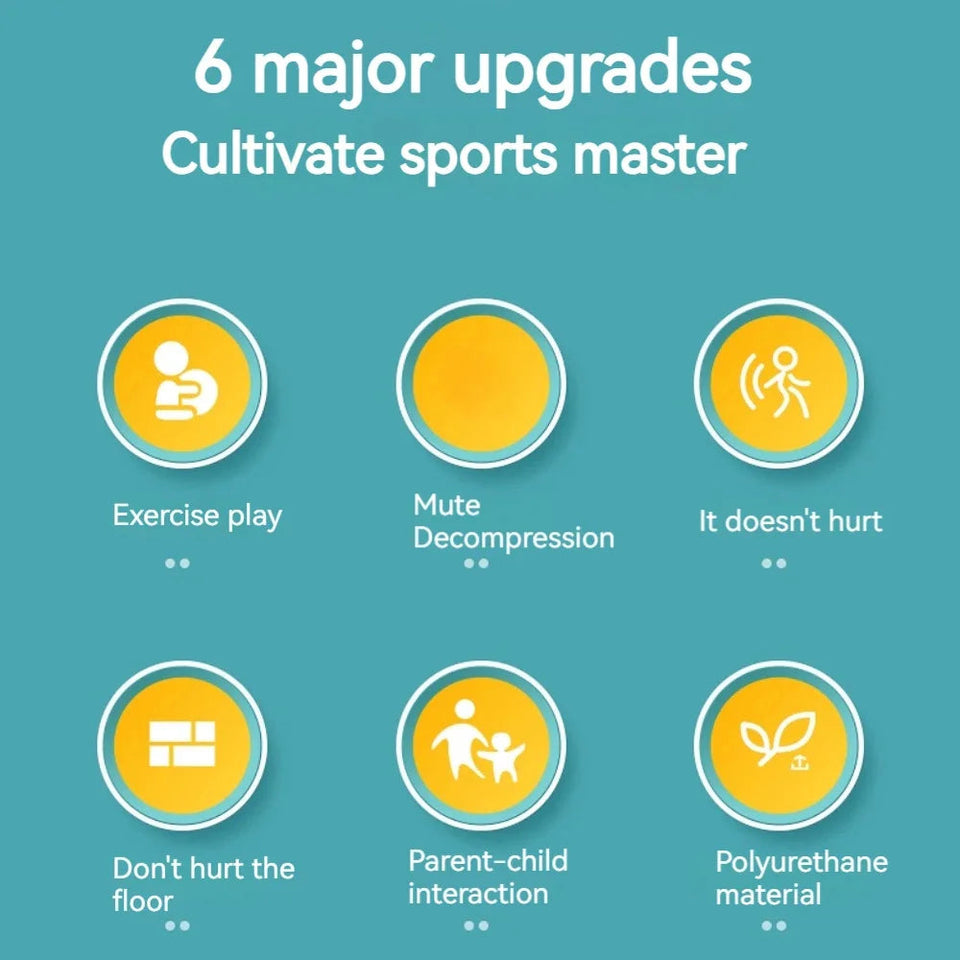 Foam Basketball Silent Mute Ball For Kids Indoor Safe Soft Squeezable Bouncing Toy No Noise Play Gym Home Training Aimak Store