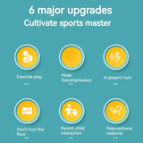 Foam Basketball Silent Mute Ball For Kids Indoor Safe Soft Squeezable Bouncing Toy No Noise Play Gym Home Training Aimak Store