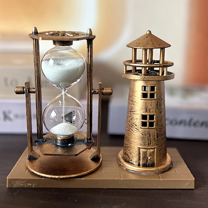 Creative Student Gift Retro Ferris Wheel Quicksand Hourglass Ornaments Domestic Desktop Decoration Crafts Aimak Store