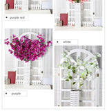 Bougainvillea Artificial Flower Silk Fake Flower Wedding Home Decor Garden Engineering Landscaping Plants Garland Flower Wall Aimak Store