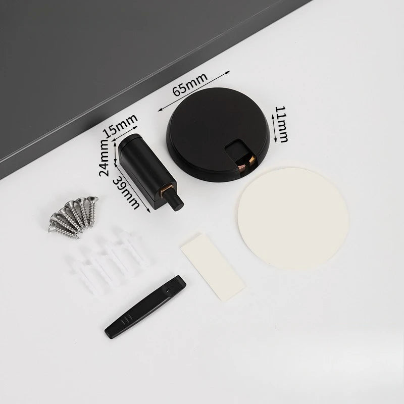 1 set of household silent, punch-free, invisible floor-mounted door stoppers, suitable for bathrooms and bedrooms Aimak Store