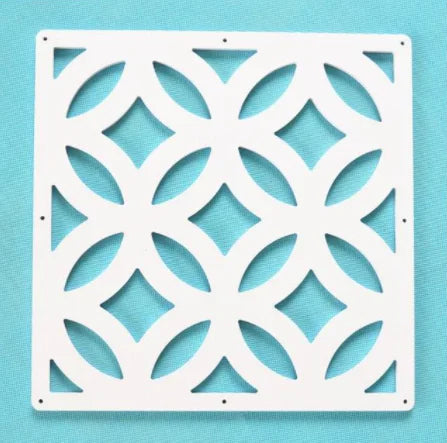 12pcs 29x29cm Hanging Screens Living Room Divider Panels Partition Wall Art Diy Home Decoration White Wood-plastic Aimak Store