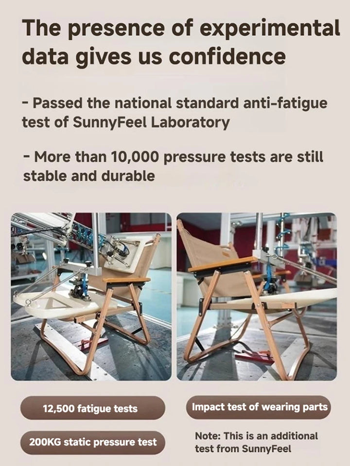 SUNNYFEEL Camping Kermit Chair Durable 200KG Load Bearing Portable Outdoor Folding Chair with 54cm Wide Seat for Hiking Fishing Aimak Store