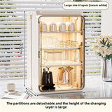 Dustproof Cup Storage Rack Desktop Tea Cup Holder Water Cups Holder Tea Set Storage Box Coffee Mug organizer Aimak Store