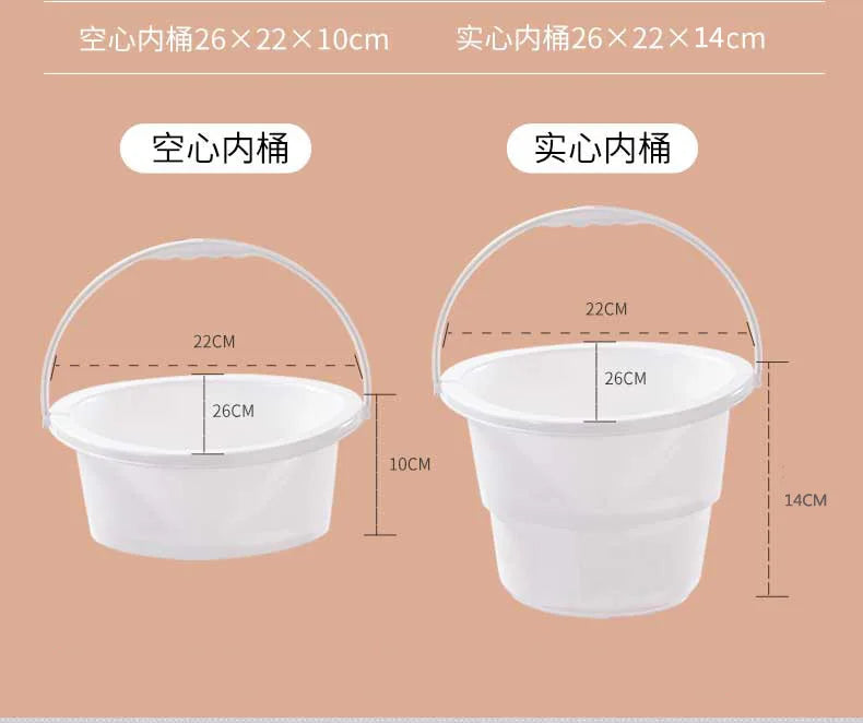 Portable and Portable Toilet for Household Use Urinal for Elderly People When Getting Up At Night and Toilet for Pregnant Women Aimak Store