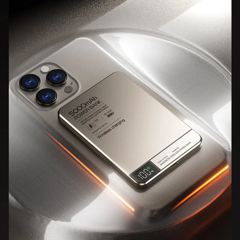 10000mAh Power Bank Magnetic Qi Wireless Charger PD20W Super Fast Charging Powerbank For Magsafe iPhone Samsung Huawei Xiaomi Aimak Store