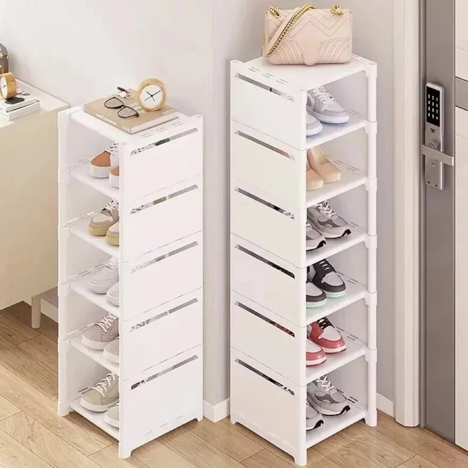 Multiple Layers Shoe Organizer Shoe Rack Organizer Space Saving Rack For Wall Corner Stackable Shelf  Adjustable Saving Cabinet Aimak Store