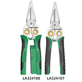 LAOA 8-In-1 Stainless Steel Multifunctional Wire Stripping Pliers LA324107 LA324108 Electric Measuring and Electricians Aimak Store