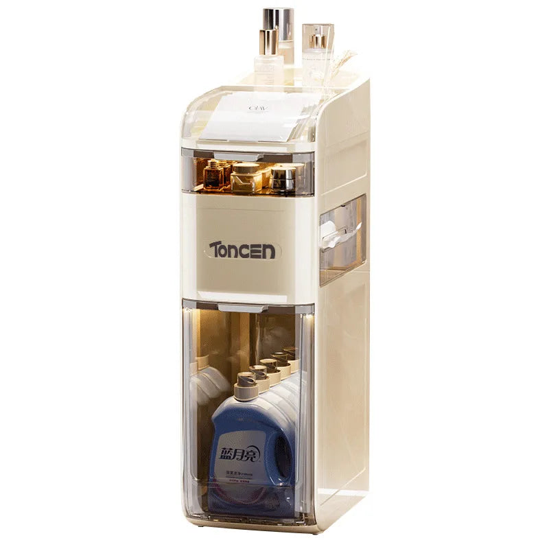 Bathroom crevice wardrobe storage cabinet, bathroom shelf, bathroom toilet storage cabinet, toilet side storage cabinet Aimak Store