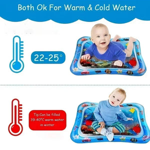 Large Baby Play Mat Summer Inflatable Water High Quality Baby Early Education Water Play Mat Suitable for Baby Activity Exercise Aimak Store