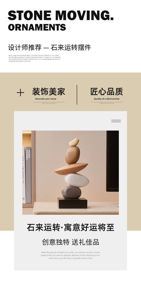 Factory Direct Generation of Light Luxury Art Resin Desktop Ornaments Decorative Living Room Office Wine Cooler TV Cabinet Aimak Store