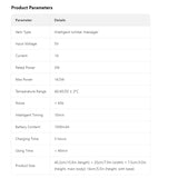 Ergonomic Electric Lumbar Traction Massager Adjustable Vibration Waist Spine Support Back Massage Machine Inflatable Stretcher Aimak Store