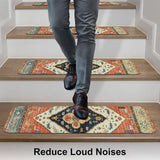 Carpet Stair Treads for Wooden Steps Set of 15, 30''X8'' Indoor Runner Resistant Rugs Rubber Safety Mats for Dogs Aimak Store