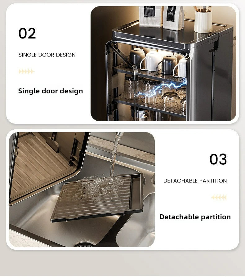 Dustproof Cup Storage Rack Desktop Tea Cup Holder Water Cups Holder Tea Set Storage Box Coffee Mug organizer Aimak Store