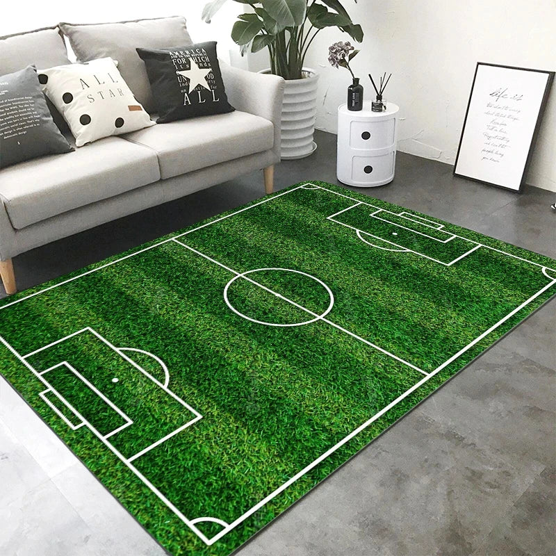 Football Stadium Pattern Carpet Kitchen MatEntrance Doormat Bedroom Floor Decoration Living Room Carpet Bathroom Anti-slip rugs Aimak Store