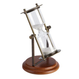 15 Minutes Metal Rotating Sand Glass Timer Clock Hourglass Table Ornament Home Decor Gift Aimak Store