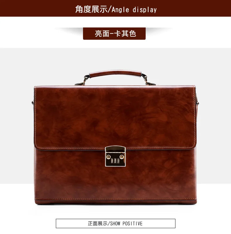 Men's High Quality Business Briefcase Crossbody Shoulder Messenger Bags Male Office Handbag Laptop Bags Bolsos Para Hombre Aimak Store