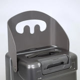 2025 New Suitcase with Seat for Kids Front Open Lid Suitcases on Wheels Kids Trolley Luggage Aluminium Frame 20/22 inch Aimak Store