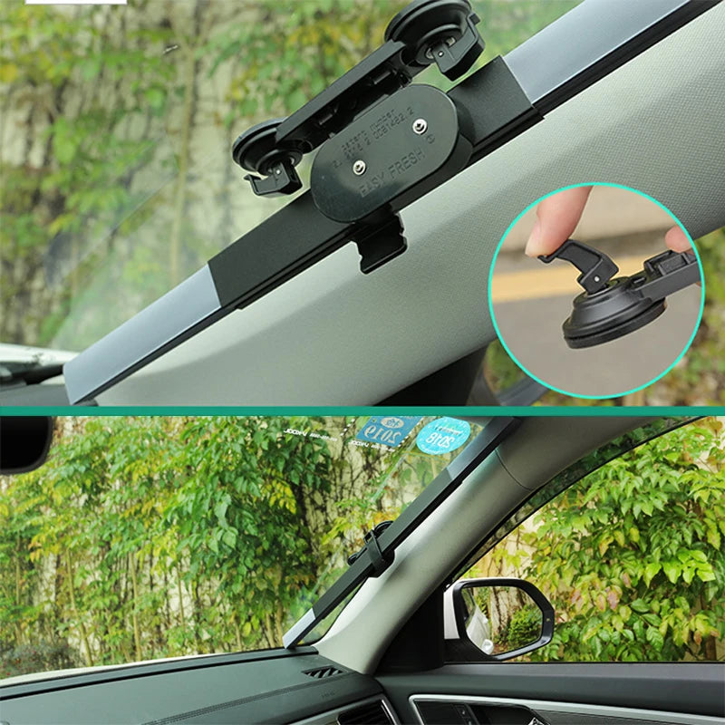 Car Front Windshield Curtain Retractable Front Back Window Sun Protector Auto Sun Shade Visor Car Windshield Sunshade Accessory Aimak Store