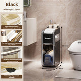 Bathroom crevice wardrobe storage cabinet, bathroom shelf, bathroom toilet storage cabinet, toilet side storage cabinet Aimak Store