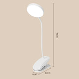 Led Table Lamp USB Rechargeable Night Light With Folding Clamp Study Stand Read Lamp Touch 3 Modes Dimming Eye Protection Light Aimak Store