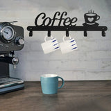 Coffee Mug Holder Wall Mounted, Metal Coffee Mug Rack for Wall, Coffee Cup Rack wall hooks，coat hooks，coat hanger Aimak Store