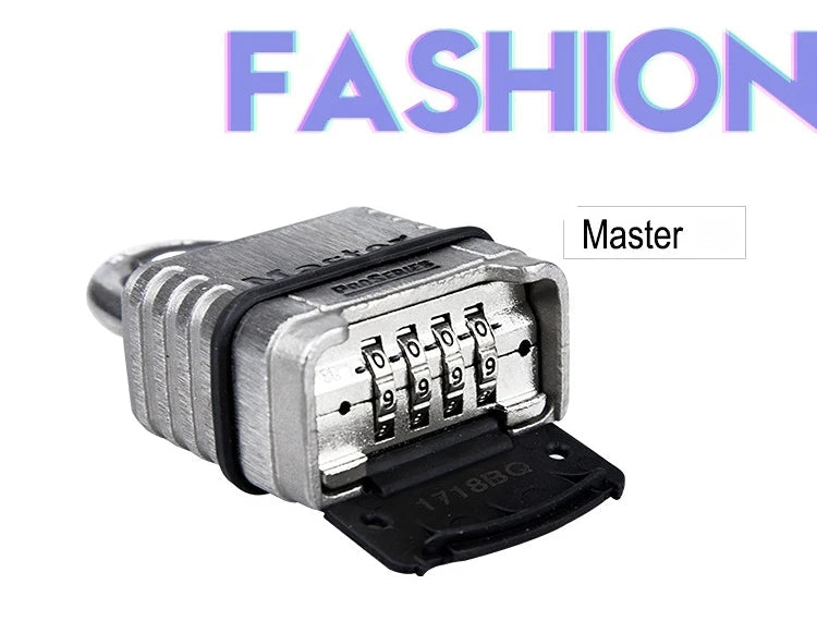 1/2Pcs Master Lock ProSeries Stainless Steel Anti-theft Waterproof Padlock Home Dormitory Outdoor Password Lock 1174 Aimak Store