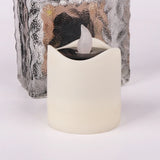 Romantic Solar Energy LED Light Candle Lamp Waterproof Nightlight for Home Decoration Yellow Flameless Fake Electronic Candle Aimak Store