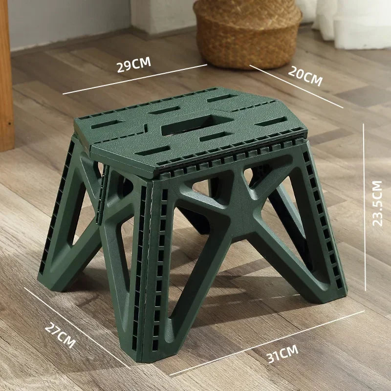 Outdoor Small Stool Portable Folding Stool High Load Bearing Durable Small Chair Fishing Stool Beach Stool Camping Stool
