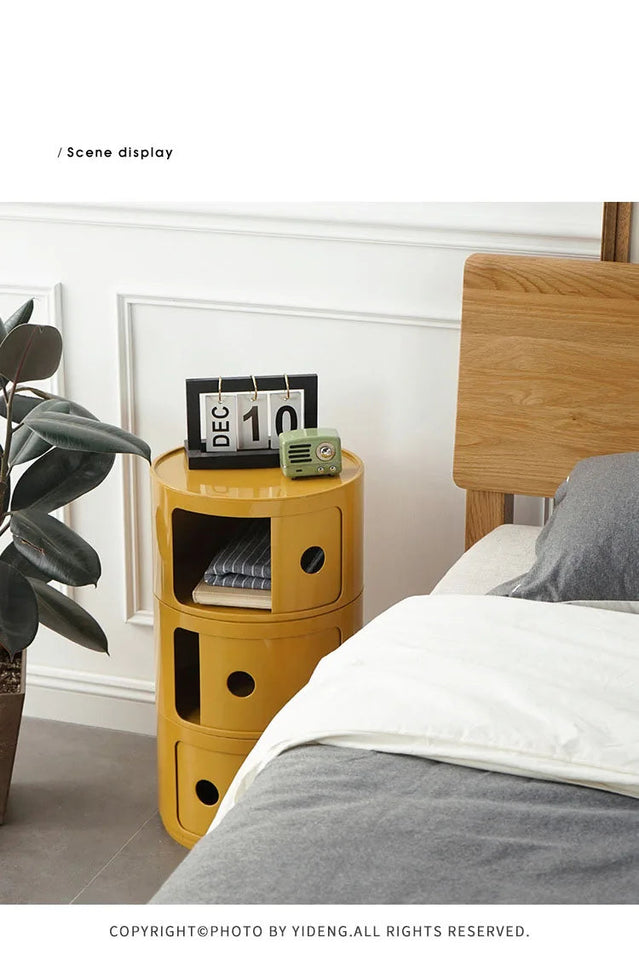 Bedside Table Modern Simple Plastic Multi-layer Ins Net Red Creative Storage Cabinet Minimalist Living Room Storage Cabinet Aimak Store