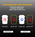 Electric Rice Cooker 220V Multi-functional Lunch Box Single/Double Layer Cooking Machine Food Steamer Food Storage Box EU Plug Aimak Store