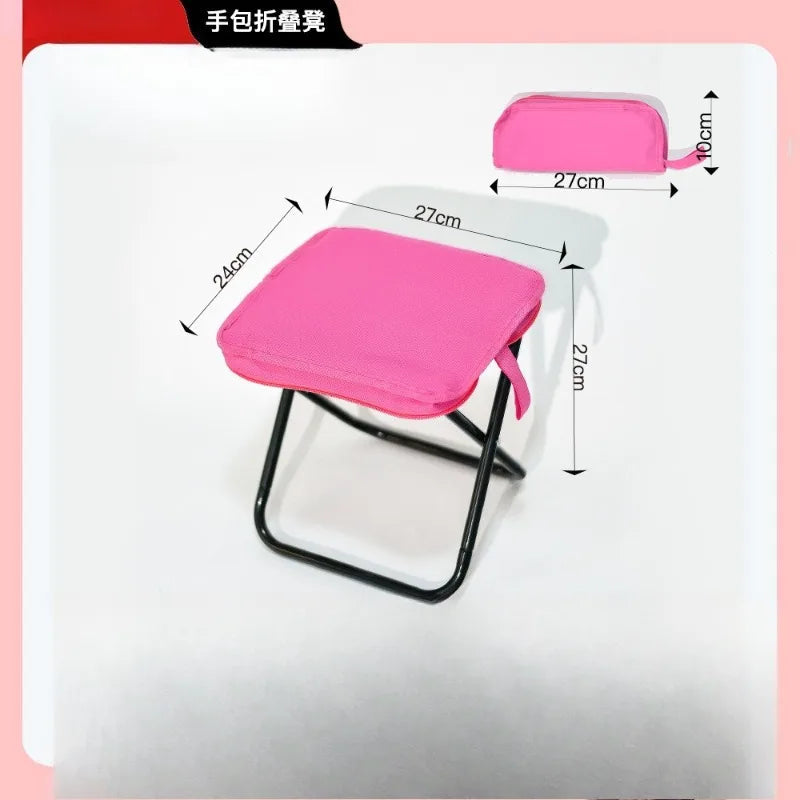 New Mini Pen Bag Foldable Small Magza Pocket Hand Stool Bag for Lazy People to Carry with You When Going Out, Chair Stool Aimak Store