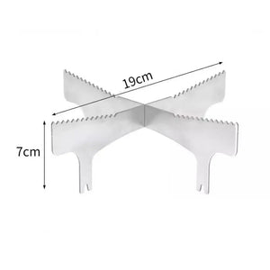 Outdoor Camping Smokeless Stove Portable Stainless Steel Burner Heater Mini Fire Stove Campfire Stove Pit Fire Basin Equipment Aimak Store