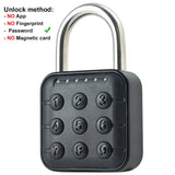 Smart Fingerprint Padlock Keyless Security Password Locker Anti-Theft TTLOCK/Tuya APP Controls Biometric Thumbprint Door Lock Aimak Store