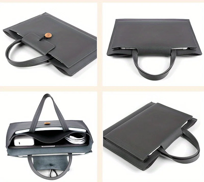 Lightweight Laptop Bag/Business Bag Briefcase, Large Capacity Storage Bag ,Applicable MacBook Air 13 Pro 14 16 Huawei 15.6 Inch Aimak Store