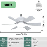 40W Socket Fan Light bombilla con ventilador de techo Smart Remote Control Ceiling Led Bulb E27 Lamp For Bedroom Living Room Aimak Store