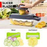 14/16 in 1 kitchen vegetable slicer, household multifunctional vegetable slicer, potato slicer, slicer, salad slicer, and slicer Aimak Store