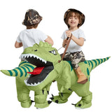 Animal Cartoon Riding T-Rex Inflatable Costume Nursery Kids Dinosaur Role Playing Game Adult Kids Chasing Game Birthday Gift Aimak Store