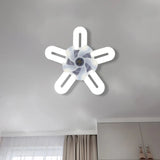 E27 Silent Ceiling Fan Light Ceiling Fan Light Bulb 3 Speed Adjustable 60W Remote Control Electric Fan Chandelier Eye Protection Aimak Store