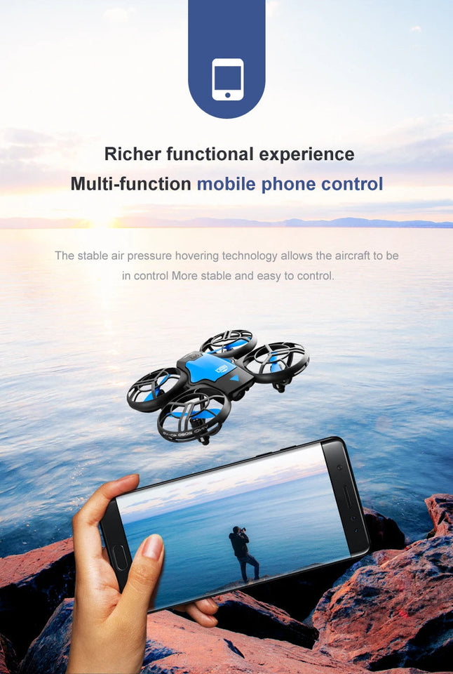 4DRC V8 Mini Drone 4k profession HD Wide Angle Camera 1080P WiFi fpv Drones Height Keep Remote Control Helicopter Gift Toys Aimak Store
